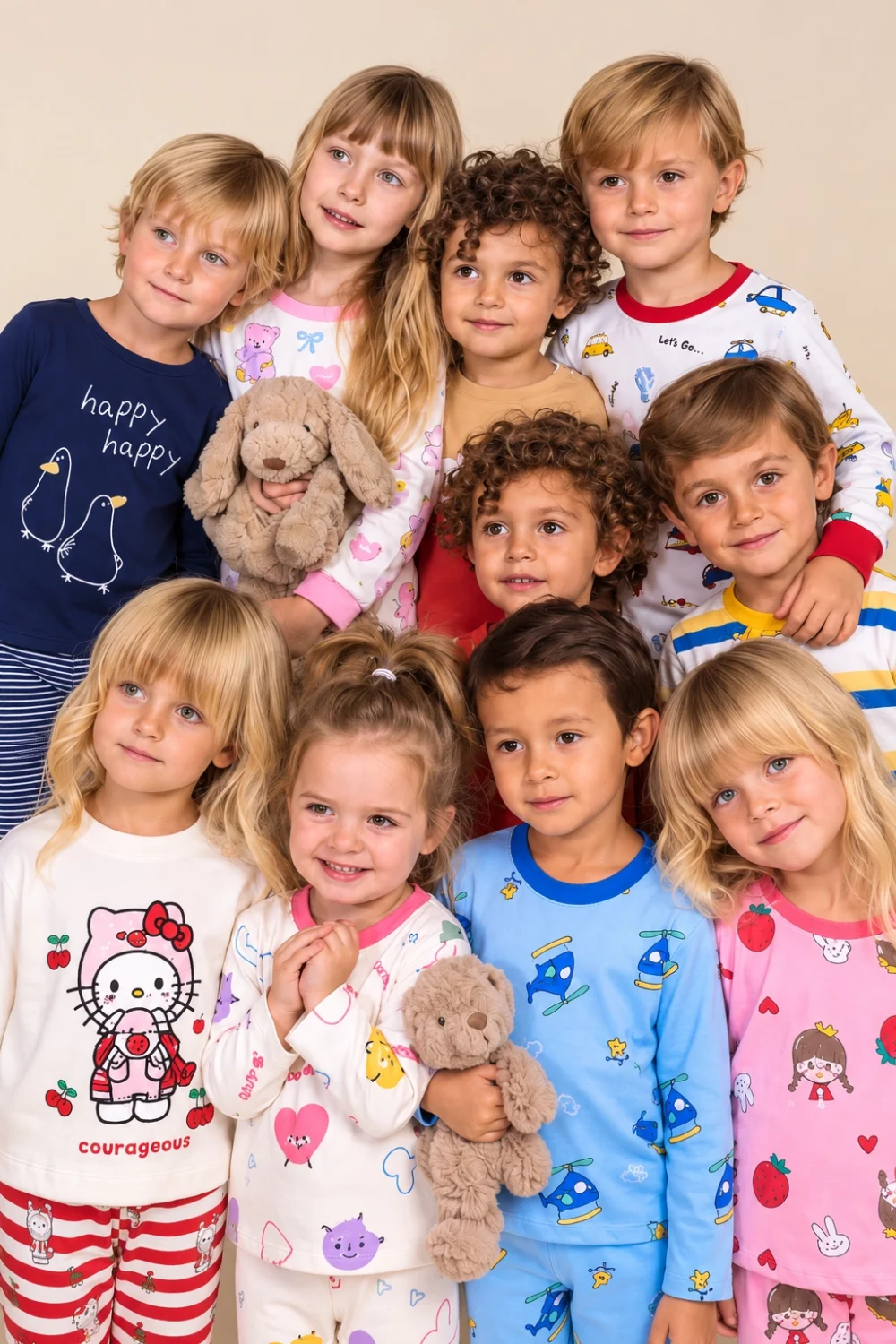 Ollimoon Kids Cotton Pajamas - Imagen 1